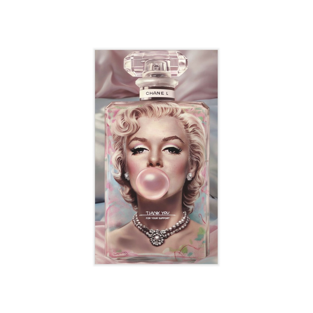 Marilyn Monroe Pink Perfume Art 500 Count Thank You Cards